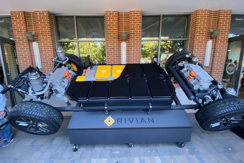Rivian Battery Skateboard Platform
